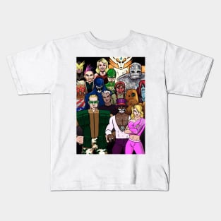 Action Figures Issue Eight: Crawling Through the Wreckage Kids T-Shirt